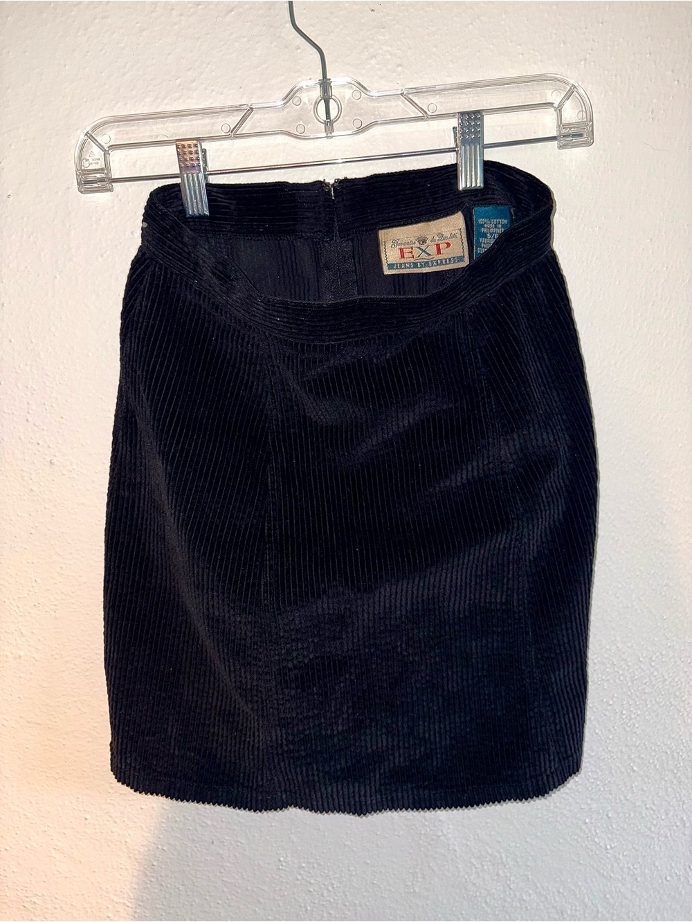 vintage 90s EXP corduroy skirt 100% cotton